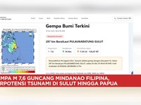 Video: Gempa M 7,6 di Laut Filipina, Berpotensi Tsunami di Sulut-Papua