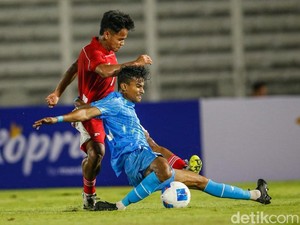 Hasil Uji Coba Indonesia U-22 Vs India U-22: Garuda Tumbang 1-2
