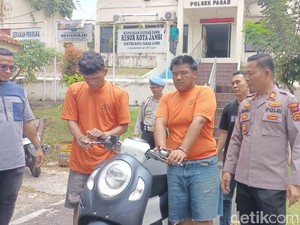 Modal Tampang Memelas, Subrantas Curi Motor Modus Nebeng di Jambi