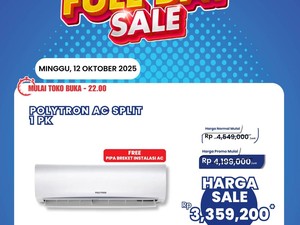 Beli AC 1 PK di Transmart Full Day Sale Bisa Dapat Diskon Rp 1,1 Juta