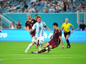 Argentina Vs Venezuela: Tanpa Messi, Albiceleste Menang 1-0