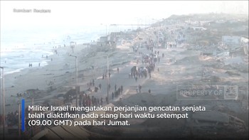 Video: Israel Tarik Pasukan, Warga Gaza Pulang ke Reruntuhan Rumahnya