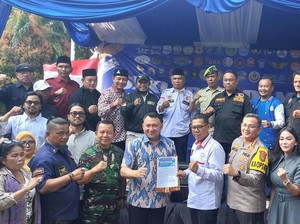 Kapolres Jakut Hadiri Deklarasi Damai-Doa Bersama Bareng Warga