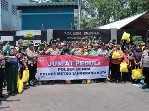 Polres Tangerang Gelar Jumat Peduli-Ngopi Kamtibmas, Dekatkan diri ke Warga