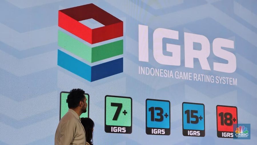 Kementerian Komunikasi dan Digital (Komdigi) resmi mengumumkan peluncuran Indonesia Game Rating System (IGRS) di Bali, Sabtu (11/10/2025). (CNBC Indonesia/Intan Rakhmayanti Dewi)