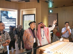 Perkuat Diplomasi, Menbud Kunjungi Paviliun Negara Sahabat di Expo Osaka