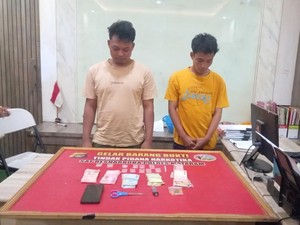 2 Pengedar Narkoba di Mataram Buang Sabu ke Saluran Air Saat Ditangkap Polisi
