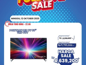 Smart LED TV 50 UHD Ada Diskon di Transmart Full Day Sale