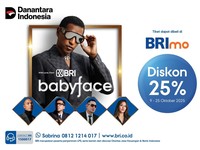 BRI Hadirkan Konser Babyface, Pakai BRImo Diskon 25%