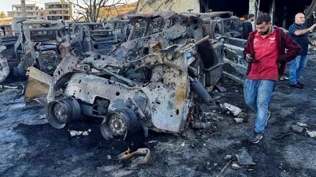 Biadab! Israel Bom Gudang Alat Berat di Lebanon, 1 Warga Sipil Tewas