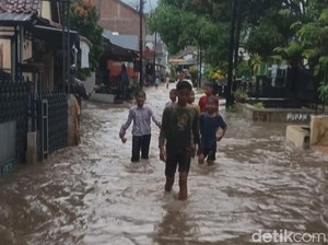 Banjir Rendam 2 Desa di Bumiayu Brebes
