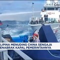 Video: Filipina Tuding China Sengaja Menabrak Kapal Pemerintahnya