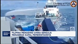 Video: Filipina Tuding China Sengaja Menabrak Kapal Pemerintahnya