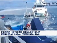 Video: Filipina Tuding China Sengaja Menabrak Kapal Pemerintahnya