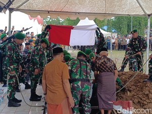 Letda Fauzy Gugur Diserang OPM di Pegunungan Bintang Diberi Kenaikan Pangkat