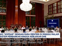 Video: Prabowo & Menteri "Kopdar" di Minggu Malam, Bahas Masalah Ini!