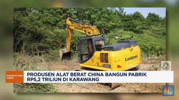 Video: Produsen Alat Berat China Bangun Pabrik Rp 5,2 T di Karawang