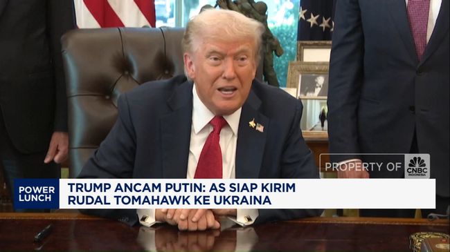 Video: Trump Ancam Putin: AS Siap Kirim Rudal Tomahawk ke Ukraina