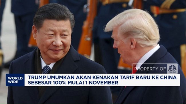 Video: Trump Umumkan Akan Kenakan Tarif Baru ke China Sebesar 100%