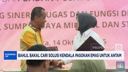 Video: Bahlil Bakal Cari Solusi Kendala Pasokan Emas Untuk Antam