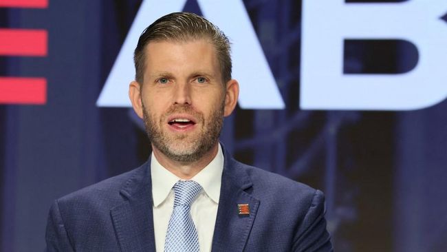 Sosok Eric Trump yang Ingin Ditemui Prabowo dalam Insiden Mic Bocor