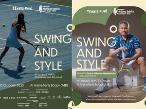 Jajaki Bogor, Tennis Kuy! Gandeng Mojang Jajaka Cintai Tenis