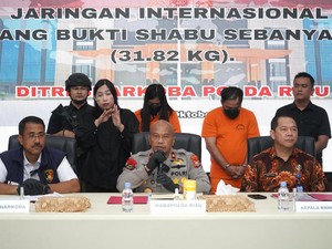 Sinergi TNI-Polda Riau di Dumai: Sita 31,8 Kg Sabu, 2 Pelaku Dijerat