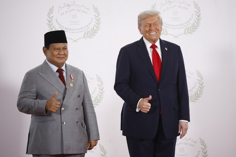 Calon presiden nomor urut 02 Praowo Subianto saat knferensi pers usai Penetapan Hasil Pilpres KPU 2024 di Kartanegara, Jakarta, Rabu (20/3/2024). (REUTERS/Willy Kurniawan) Calon presiden nomor urut 02 Praowo Subianto saat knferensi pers usai Penetapan Hasil Pilpres KPU 2024 di Kartanegara, Jakarta, Rabu (20/3/2024). (REUTERS/Willy Kurniawan)