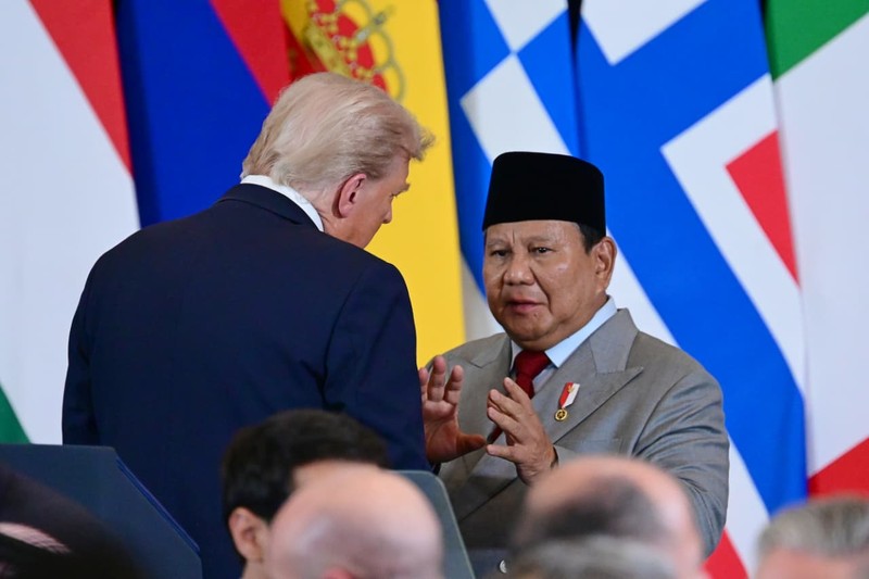 Presiden Republik Indonesia Prabowo Subianto menghadiri Konferensi Tingkat Tinggi (KTT) Perdamaian Sharm El-Sheikh yang digelar di International Congress Centre, Mesir, pada Senin (13/10/2025). Presiden Republik Indonesia Prabowo Subianto menghadiri Konferensi Tingkat Tinggi (KTT) Perdamaian Sharm El-Sheikh yang digelar di International Congress Centre, Mesir, pada Senin (13/10/2025). (Dok. BPMI Sekretariat Presiden)