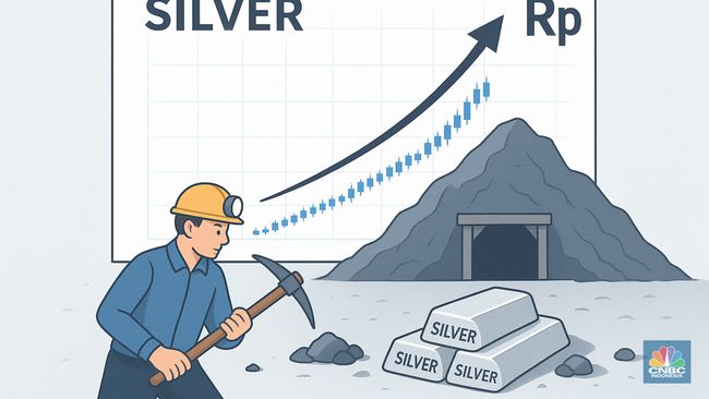 Harga Perak Merajalela, Ini 4 Emiten yang Sedang Tertawa