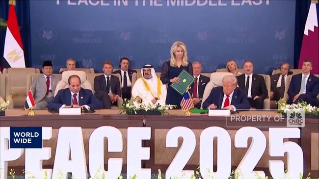 Video: Trump dan Pemimpin Arab Teken Deklarasi Gaza Peace Summit Mesir