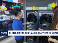 Video: China Catat Deflasi 0,3% (YoY) di September 2025