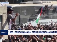 Video: 1.800 Lebih Tahanan Palestina Dibebaskan dari Penjara Israel