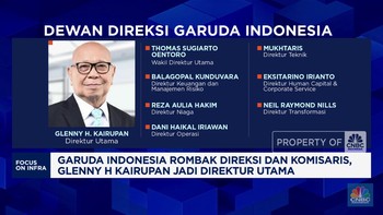 Video: Garuda Indonesia Tunjuk Glenny Kairupan Jadi Dirut Baru