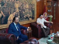 Menhan Sjafrie Temui Surya Paloh di Kemhan, Diskusi dari Hati ke Hati