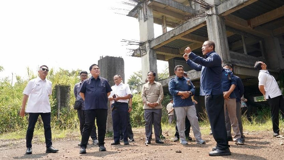 Erick Thohir Tiba-tiba ke Proyek Mangkrak Hambalang, Ada Apa?