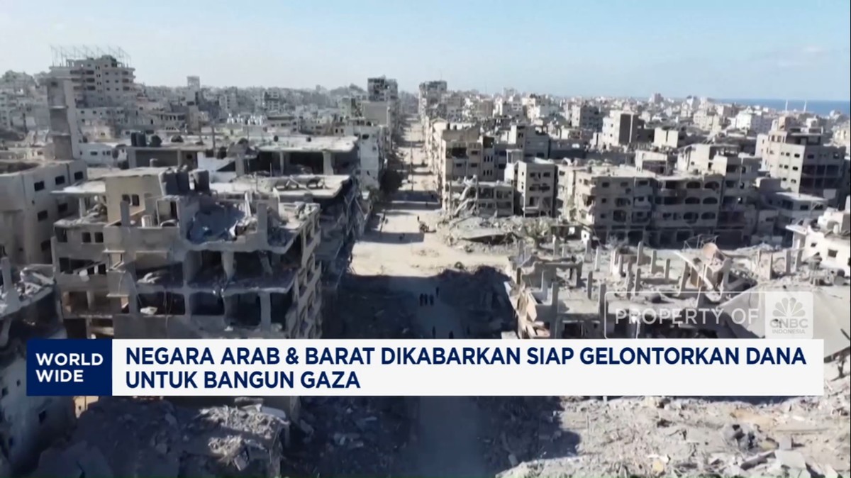 Video: Negara Arab dan Barat Siapkan Rp 1.164 Triliun Untuk Bangun Gaza