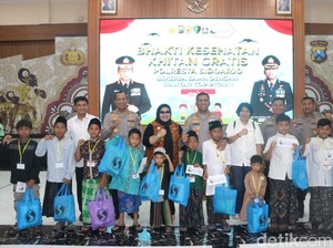 Polresta Sidoarjo Gelar Khitan Massal Gratis untuk 115 Anak