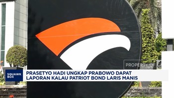 Video: Prabowo Dapat Laporan Patriot Bond Laku Keras