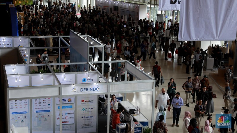 Suasana Trade Expo Indonesia ke-40 di Indonesia Convention Exhibition (ICE), Bumi Serpong Damai (BSD), Kabupaten Tangerang, Banten, Rabu, (15/10/2025). Suasana Trade Expo Indonesia ke-40 di Indonesia Convention Exhibition (ICE), Bumi Serpong Damai (BSD), Kabupaten Tangerang, Banten, Rabu, (15/10/2025). (CNBC Indonesia/Muhammad Sabki)