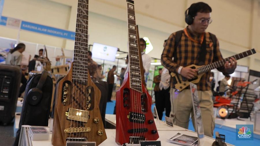 Suasana Trade Expo Indonesia ke-40 di Indonesia Convention Exhibition (ICE), Bumi Serpong Damai (BSD), Kabupaten Tangerang, Banten, Rabu, (15/10/2025). (CNBC Indonesia/Muhammad Sabki)