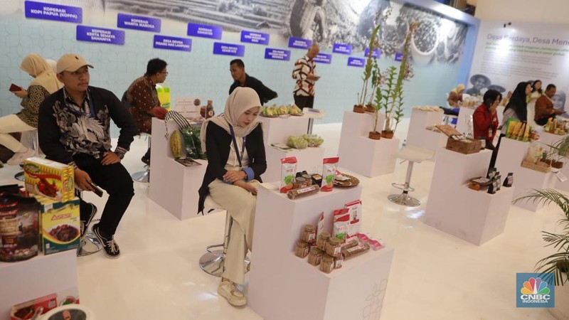 Suasana Trade Expo Indonesia ke-40 di Indonesia Convention Exhibition (ICE), Bumi Serpong Damai (BSD), Kabupaten Tangerang, Banten, Rabu, (15/10/2025). (CNBC Indonesia/Muhammad Sabki)