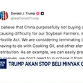 Video: Trump Akan Stop Beli Minyak Goreng dari China