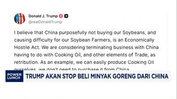 Video: Trump Akan Stop Beli Minyak Goreng dari China