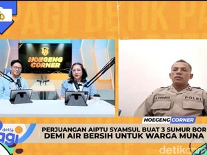Aiptu Syamsul Buat 3 Sumur Bor di Muna: Alhamdulillah Warga Mudah Ambil Air