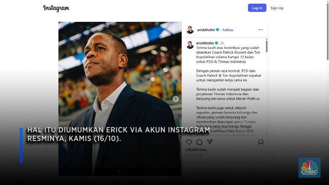 Video: Breaking News: Erick Thohir Pecat Patrick Kluivert