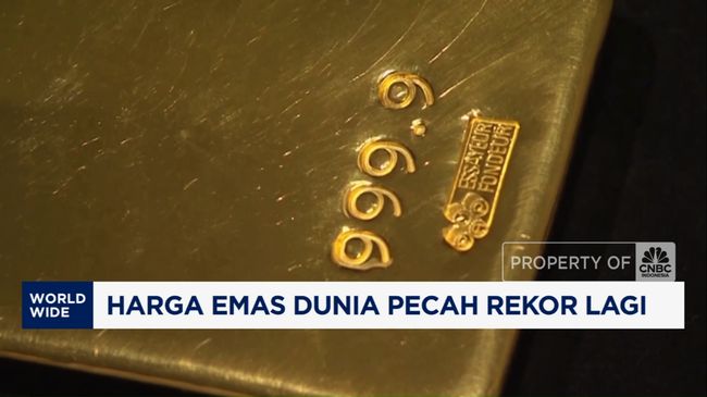 Video: Harga Emas Dunia Pecah Rekor Lagi, TEmbus USD 4.200/Oz