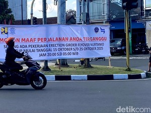 Ini Jalan Alternatif Hindari Pembangunan Flyover Nurtanio Saat Malam