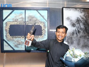 Di Balik Lukisan i am here, Ada Isu Buruh Migran