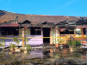 Gedung TK Khodijah di Lampung Ludes Terbakar